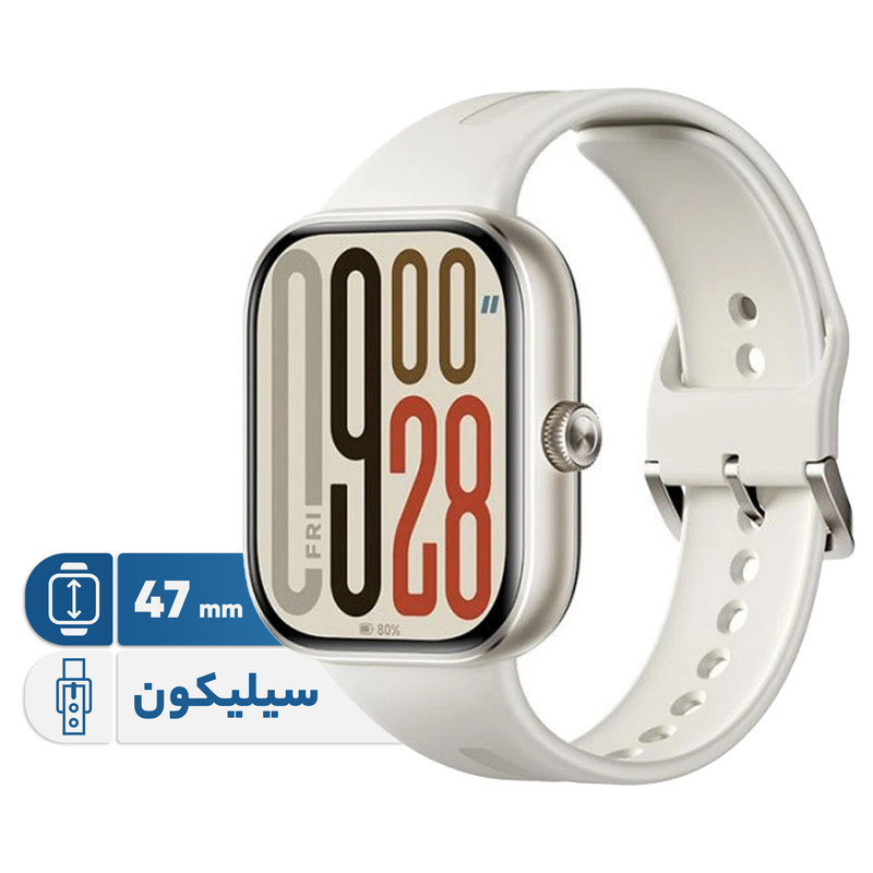 ساعت هوشمند 47 میلی‌متری شیائومی مدل Redmi Watch 5 ، مناسب برای ورزش، کنترل سطح اکسیژن خون، شمارش ضربان قلب – گلوبال